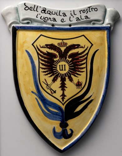 Targa ceramica maiolica - , palio