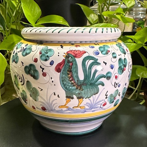 Vintage fioriera gallo - vintage, 2