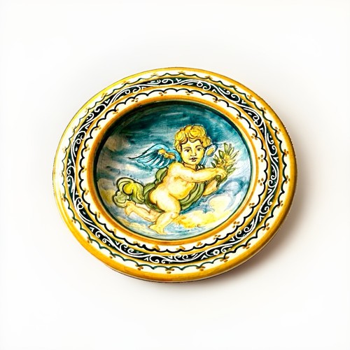Ciotola cherubino maiolica - cherubino,