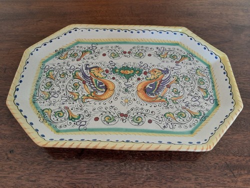 Deruta vassoio piatto maiolica