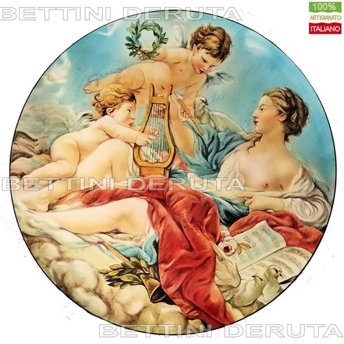 Piatto ceramica maiolica - piatto,
