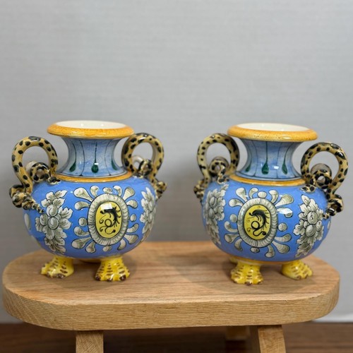 Set vasi maiolica italiani