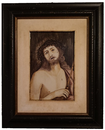 Quadro maiolica gesù - in,