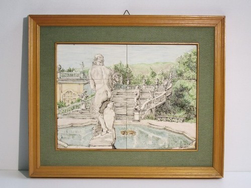 Quadro mosaico maioliche