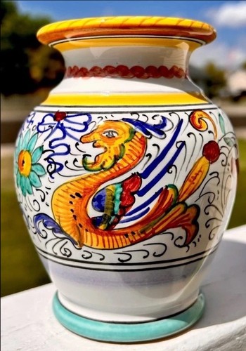 Vaso drago raffaellesco - vaso,