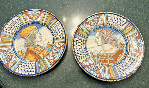 Piatti ritratto ceramica - piatti,