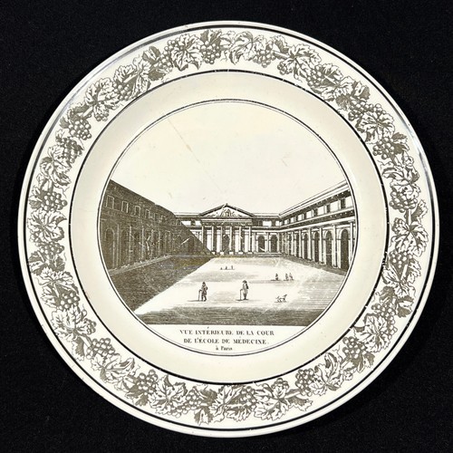 Piatto maiolica creil - piatto,