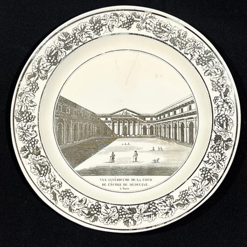 Piatto maiolica creil - maiolica,