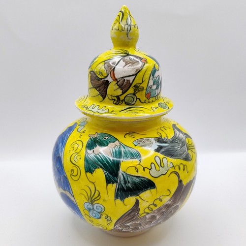 Vaso zenzero maiolica italiano - maiolica,