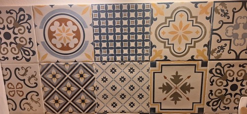 Piastrelle maiolica sole 20x20 - maiolica,